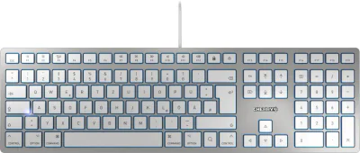 Tastatură CHERRY JK-1610US-1, USB, Full-size, Silver