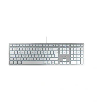 CHERRY KC 6000C FOR MAC, Wired, USB, Scissor key switch, QWERTY, Silver