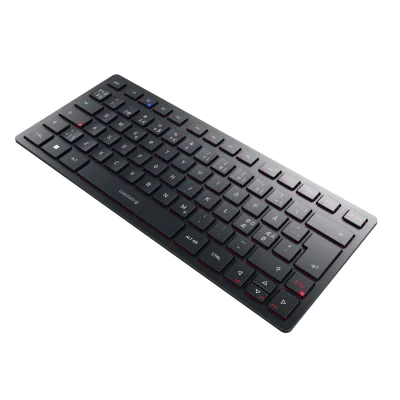 Tastatură CHERRY JK-9250PN-2, USB și wireless 2.4 GHz și Bluetooth, switch Scissor key switch, 75%, Bluetooth 5.0, Black