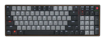 CHERRY KW 550 MX LP, Wired & Wireless, USB + Bluetooth, Mechanical, QZERTY, LED, Black