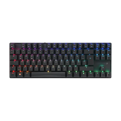 CHERRY MX 8.2 TKL Wireless RGB, Wireless, RF Wireless + Bluetooth, Mechanical, QWERTZ, RGB LED, Black