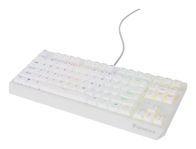 GENESIS Thor 230 TKL, Wired, USB, Mechanical, QWERTY, RGB LED, White