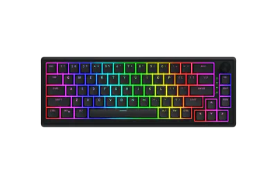 HATOR Skyfall 65 Wired, Mechanical, USB-C, Aurum Sterling, 70M clicks, RGB, Black, 790g, Wired, USB, Mechanical, QWERTY, RGB LED, Black