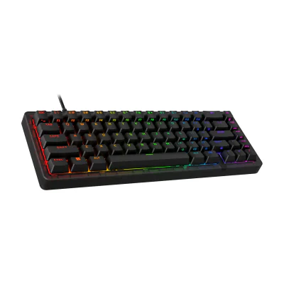 Tastatură Gaming HP HyperX Origins 2 65, mecanică, switch-uri HyperX Red, iluminare RGB, polling rate 8000 Hz, Black