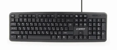 GEMBIRD KB-U-103-RU Keyboard USB 1.4m Standard full size RU layout