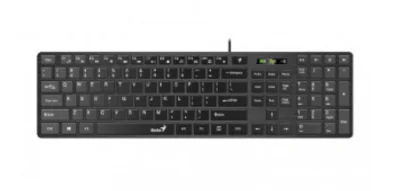 Tastatura Genius SlimStar 126, cu fir, neagra