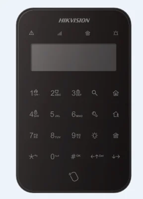 Tastatură LCD wireless 868 MHz HIKVISION DS-PK1-LT-WE/BK, Black