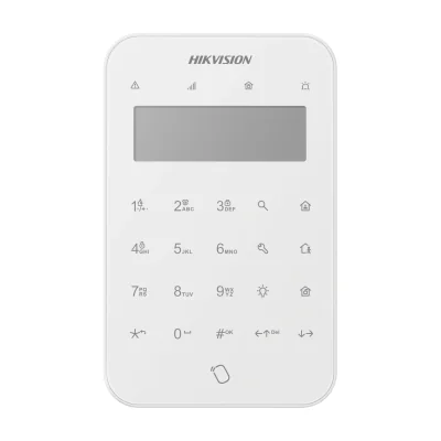 Tastatură LCD wireless 868 MHz HIKVISION DS-PK1-LT-WE, White
