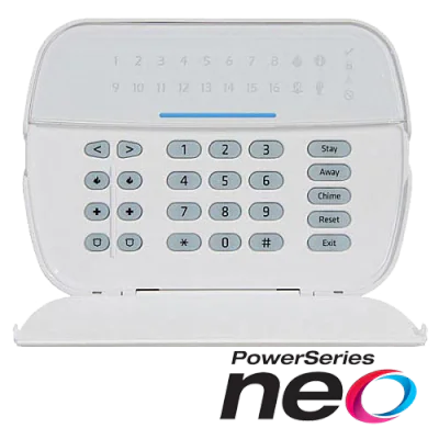 Tastatură LED, cablată, 16 zone NEO-HS2LED
