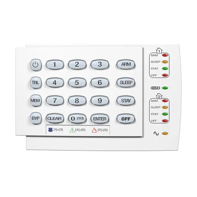Tastatură LED pe fir 10 zone orizontală K10H