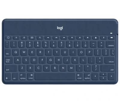 Tastatură Logitech Keys-To-Go, Bluetooth, US INT, Classic Blue