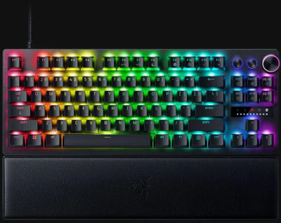 Tastatura mecanica Razer Huntsman V3 Pro Tenkeyless , iluminare Razer Chroma RGB, US layout, negru
