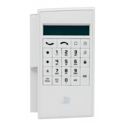 Tastatura numerica cu cititor de proximitate Videofied XMB210, frecventa de operare: 868MHz, criptare AES, LCD display( 16 caractere), cititor de proximiate compatibil cu carduri Mifare 13.56MHz,  backlight, alimentare cu baterii 3,6V 3x LS14500 lith
