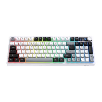 Tastatură pentru jocuri Onikuma MT902 2.4G (alb-negru)