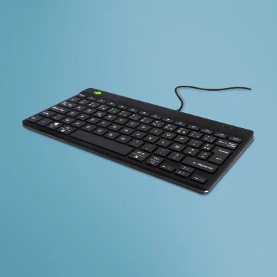 Tastatură R-GO TOOLS RGOCOFRWDBL, USB, switch Scissor key switch, Mini, Black