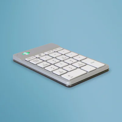 Tastatură R-GO TOOLS RGOCONMWLWH, Bluetooth, Bluetooth 5.0, White