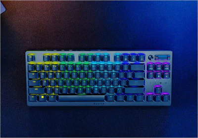 Tastatura Razer DeathStalker V2 Pro Tenkeyless, wireless, bluetooth, cu fir, conectivitate Razer™ HyperSpeed Wireless (2.4 Ghz), Bluetooth, sau Type-C, switch Razer™ Low-Profile Optical Switches (Linear), butoane programabile, optiune gaming mode, il