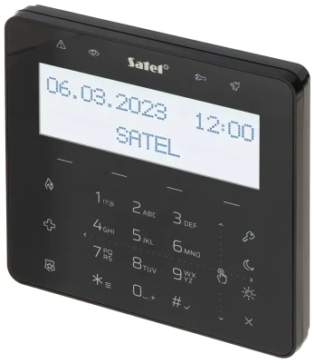 Tastatură senzorială pentru centrală de alarmă SATEL INT-KSG2R-B