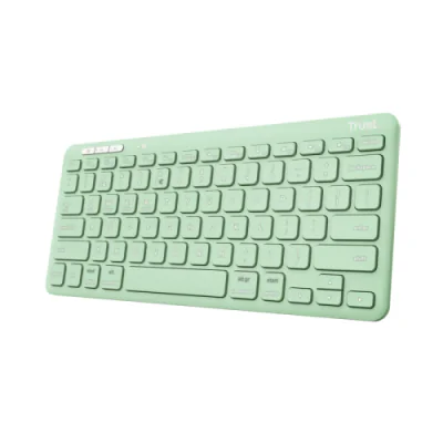 Tastatură TRUST Lyra, wireless 2.4 GHz și Bluetooth, Bluetooth 5.0