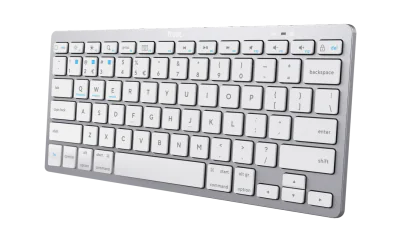 Tastatura Trust Wireless, numar taste 85, alb