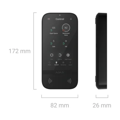 Tastatură Wireless Ajax KEYPAD TOUCHSCREEN