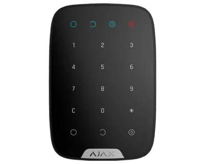 Tastatura wireless, negru - AJAX; Armarea / dezarmarea sistemului, setare facila prin aplicatia Android / iOS; Indicatii armare / dezarmare, protectie cod gresit, Duress code, coduri utilizator; Numar taste: 15 senzoriale; Frecventa operare: 868.0 - 