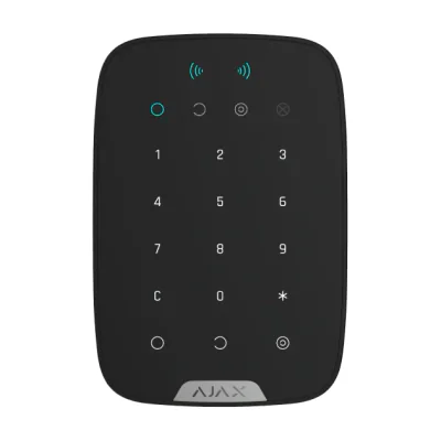 Tastatura wireless, negru - AJAX; Armarea / dezarmarea sistemului, setare facila prin aplicatia Android / iOS; Indicatii armare / dezarmare, protectie cod gresit, Duress code, coduri utilizator; Numar taste: 15 senzoriale; Frecventa operare: 868.0 - 