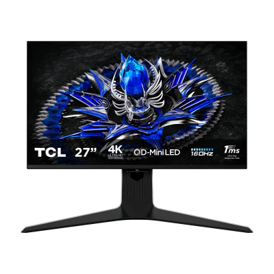 TCL R83 27R83U, 68.6 cm (27"), 3840 x 2160 pixels, 4K Ultra HD, QLED, 1 ms, Black, White
