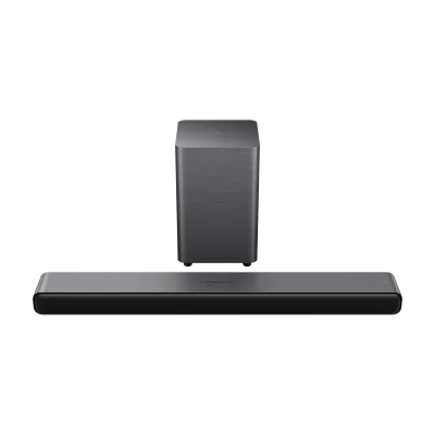 TCL S S55H Class 2.1 Channel Sound Bar with Dolby Atmos, Wireless Subwoofwer, and Bluetooth Music Streaming, 2.1 channels, 110 W, DTS Virtual:X, DTS:X, Dolby Atmos, Dolby Audio, Dolby Digital, Dolby Digital Plus, Dolby MAT,..., Movie, Music, TV, 220 W, 98 dB