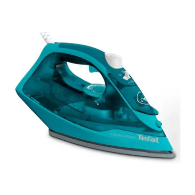 Tefal FV2867, Dry & Steam iron, Cerilium soleplate, 1.9 m, 200 g/min, Turquoise, 45 g/min