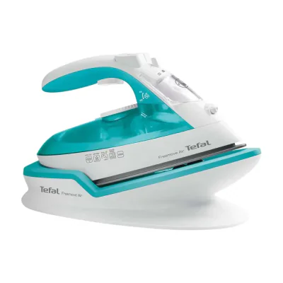 Tefal FV6520, Steam iron, Ceramic soleplate, 1.9 m, 115 g/min, Turquoise, White, 25 g/min