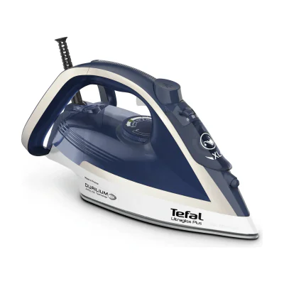Tefal Ultimate Pure FV6812, Steam iron, 2 m, 260 g/min, Blue, Silver, 50 g/min, 0.27 L