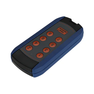 Telecomandă cu 8 canale ELMES CH8T-WP, IP67, 433,92 MHz, rază 200 m, baterie CR2430 3 V