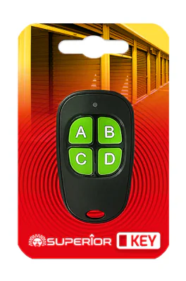 TELECOMANDA UNIVERSALA RF Superior,compatib porti si bariere cu frecv fixa 433.92 Mhz,necesita telecomanda orig ptr copiere cod, bateriile (2xCR2016) incluse, negru "SUPRF003"