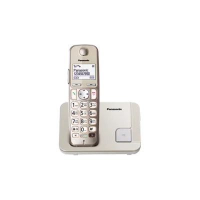 Telefon DECT, argintiu, KX-TGE210FXN, ideal pentru SENIORI "KX-TGE210FXN"
