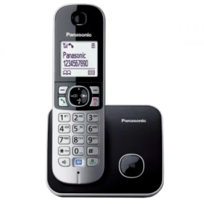 Telefon DECT negru, KX-TG6811FXB, Panasonic "KX-TG6811FXB"