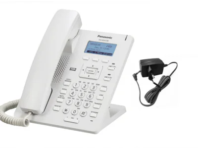 Telefon SIP Panasonic KX-HDV130X (alimentator inclus KX-A423) "KX-HDV130X-W"