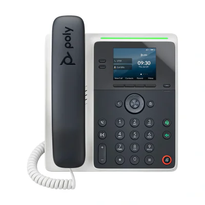 HP Poly Edge E100 IP Phone and PoE-enabled, IP Phone, Black, Wired handset, IPS, 7.11 cm (2.8"), 320 x 240 pixels
