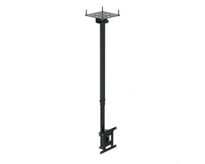 Ergonomic Solutions SpacePole Digital Signage Telescopic ceiling mount for screens up to 43" (VESA 100 and VESA 200), 80 kg, 139.7 cm (55"), 38.1 cm (15"), 100 x 100 mm, 200 x 200 mm, 1000 - 1500 mm