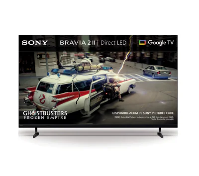 Televizor Sony BRAVIA 2 II LED 43S25M2, 108 cm, Smart Google TV, 4K Ultra HD, Clasa E (Model 2026)