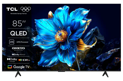 Televizor TCL QLED 85P7K, 214 cm, Smart Google TV, 4K
