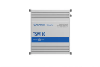 TELTONIKA INDUSTRIAL UNMANAGED L2 5PPORT GIGABIT SWITCH TSW110, Interfata: 5 x ETH ports, 10/100/1000 Mbps, supports auto MDI/MDIX crossover, Standarde retea: 802.3i, 802.3u, 802.3ab, 802.3x, 802.3az, 802.3ad, Latime de banda: 10 Gbps, Carcasa alumin