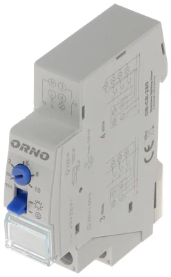 Temporizator pentru iluminatul scărilor ORNO OR-CR-230, 1 ieșire NC / NO, 230 V AC