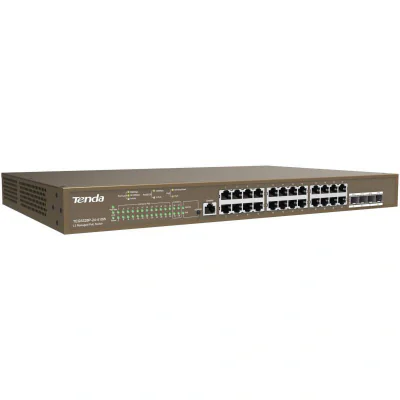 TENDA 24PORT GIGABIT L3 MANAGED SWITCH "TEG5328P-24-410W"