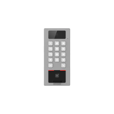 Terminal Access Control DS-K1T502DBFWX-C Supports up to 256 GB SD card memory,Supports up to 256 GB SD card memory,IP65 & IK09 protections, as well as increased stability with zinc alloy materials