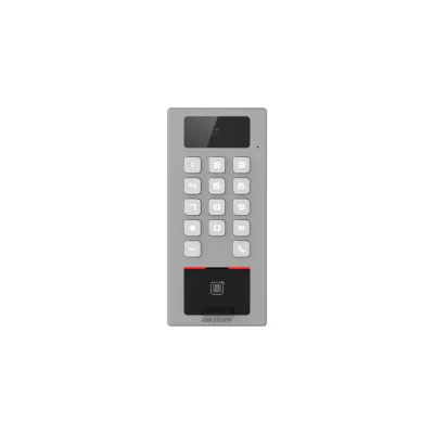 Terminal Access Control DS-K1T502DBFWX; Linux; Resolution 2MP 2 MPIntercom via SIP protocol. Supported SIP server: Brekeke, miniSipServer,FreePBX, Asterisk, 3CX, ELASTIX, and PBX ware, Wired Network:10 M/100 M self-adaptive, Working Temperature -40 C