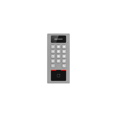 Terminal Access Control DS-K1T502DBWX Supports up to 256 GB SD card memory,IP65 & IK09 protections, as well as increased stability with zinc alloy materials,Card Capacity:100,000; Event Capacity:300,000;Card Type M1 card;DESfire card, Working Tempera