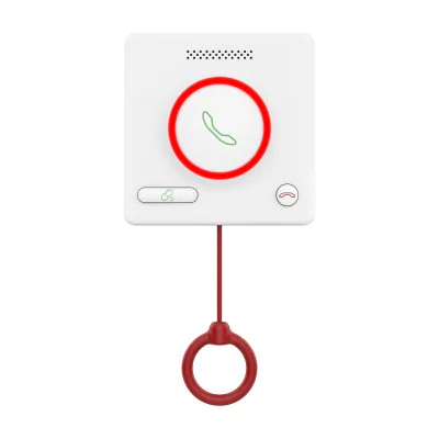 Terminal audio de pat pentru sistem de apel asistentă HIKVISION DS-KHH6020X, PoE