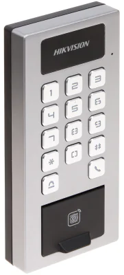 Terminal de control acces cu amprentă și card Mifare/DESFire HIKVISION DS-K1T502DBFWX, Wi-Fi