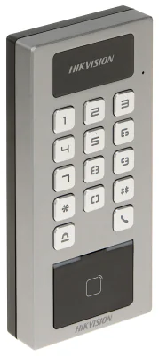 Terminal de control acces cu card Mifare/DESFire HIKVISION DS-K1T502DBWX, Wi-Fi